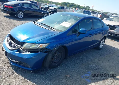 2013 Honda Civic Lx from USA, damaged, VIN 2HGFB2F55DH578813
